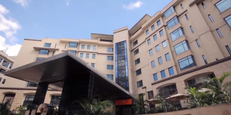 The Dusit D2 Hotel in Riverside. It is feared that terrorist have attacked the premises with armed personnel evacuating the area. www.exchange.co.tz