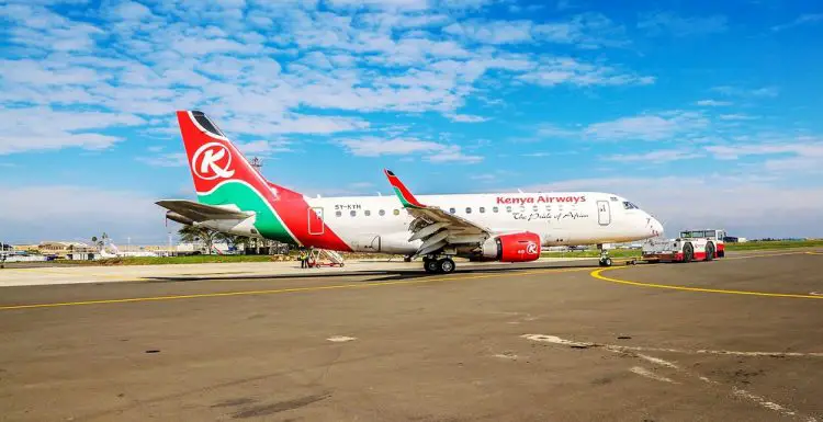 Kenya airways flights to the us
