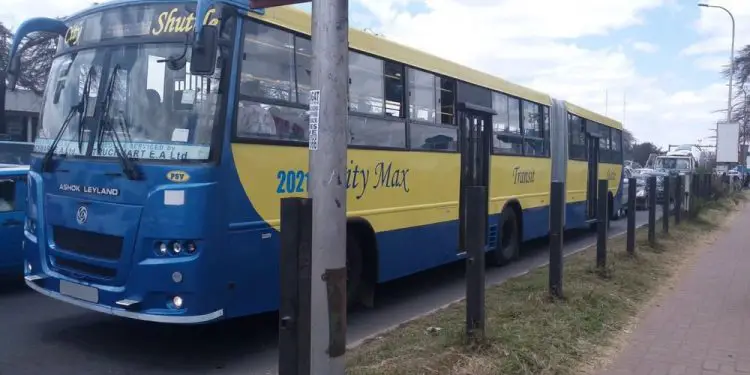 A high capacity bus by City Shuttle in Nairobi. The Kenya Association of Manufacturers (KAM) says the government ought to direct its spending on locally manufactured goods with a view of supporting the big four agenda. www.exchange.co.tz