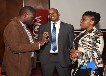 (L-R) BAT IT Business Unit IT Manager Edgar Okioga, SEACOM Business Sales Lead Patrick Ndegwa and KAM CEO Phylis Wakiaga. They say ICT will help Kenya achieve its 2022 GDP growth ambition with cutting-edge digital tools playing a key role to advance manufacturing, job creation and economic development. [Photo/SEACOM]