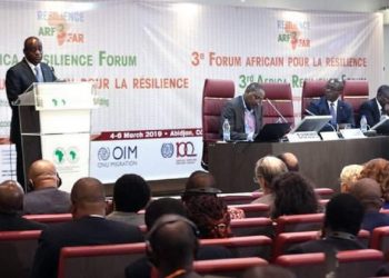 AfDB’s Senior Vice-President Charles Boamah opening the third annual Africa Resilience Forum (ARF). He said that internal migration would fuel Africa’s growth and development. www.exchange.co.tz