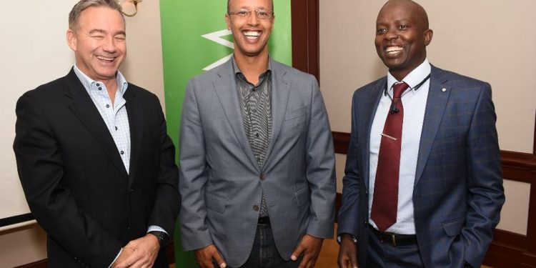 L-R: SEACOM CEO Byron Clatterbuck, Microsoft Country Manager Sebuh Haileleul and SEACOM MD ENEA Region Tonny Tugee. SEACOM will now offer direct connections from its East African network directly to public cloud networks and datacentres located South Africa. www.exchange.co.tz