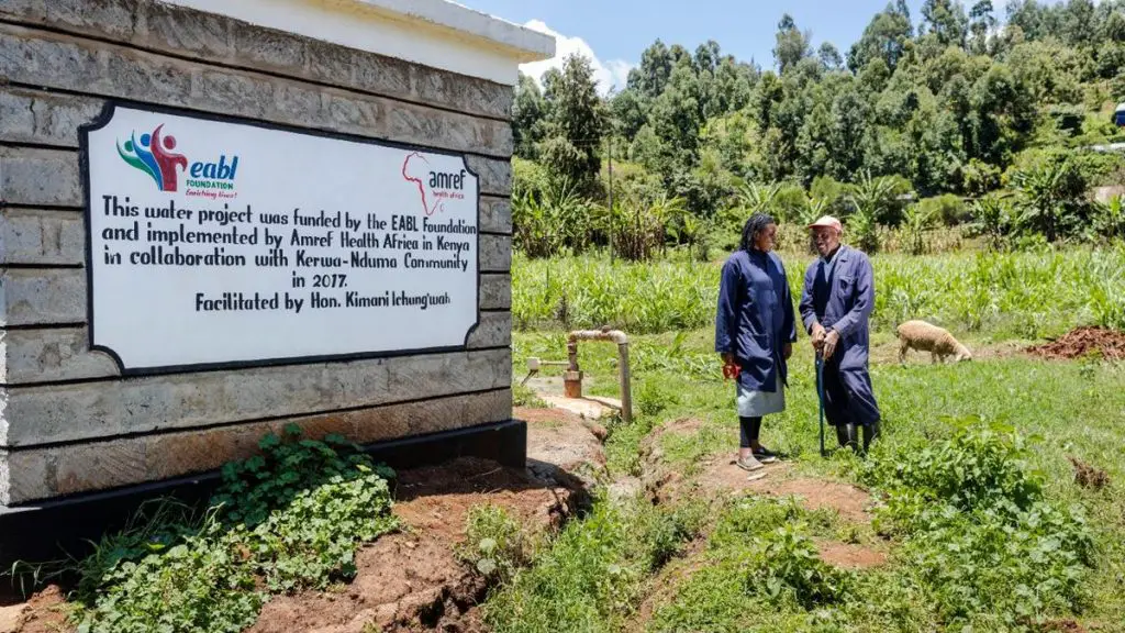 The EABL Water of Life project in Kerwa, Kiambu County. KBL’s water savings are helping provide water for communities without access to clean water in Kenya www.theexchange.africa