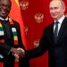 Zimbabwean President Emmerson Mnangagwa (L) with Russian President Vladimir Putin www.theexchange.africa