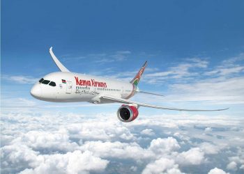 A Kenya Airways Dreamliner. The airline is planning to make the NBO-NYC route one of its best performing with plans to diversify offerings on the route in the offing. www.theexchange.africa