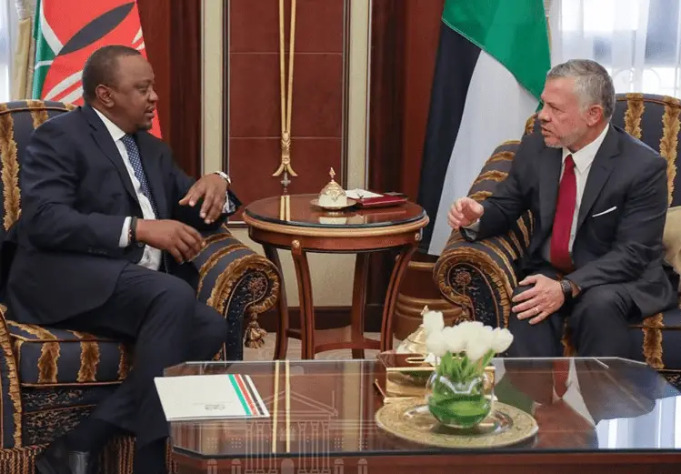 Kenya and Jordan are in talks on deepening trade and bilateral ties, in the latest of President Uhuru Kenyatta’s charm offensive to attract investments to the East African nation.