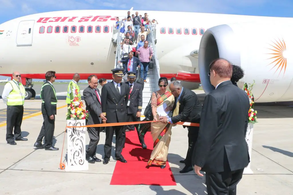 Air lndia’s flight from Mumbai to Nairobi landed at the Jomo Kenyatta International Airport (JKIA) on Wednesday with 100 passengers on board.
