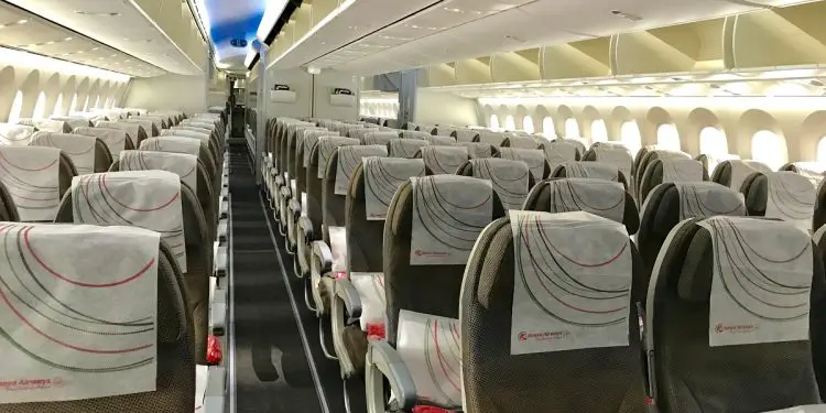 Inside KQ's economy class on the NBO-NYC route. Kenya Airways has signed an agreement with Safarilink for seamless connections of travellers from international destinations. www.theexchange.africa