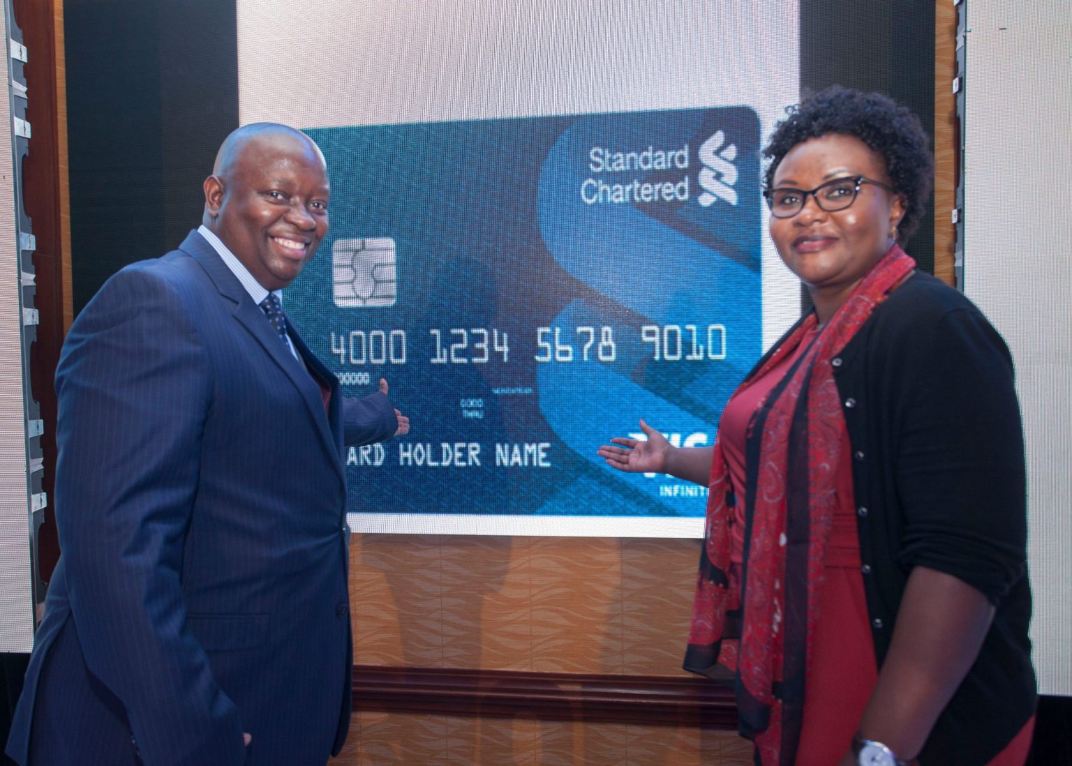 Standard Chartered Bank (SCB) Kenya has launched a prestigious product offering - the Standard Chartered Visa Infinite credit card.
