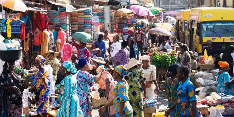 A local-Nigerian market. Photo: ft:Exchange