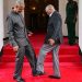 President Magufuli doing a leg gesture amid COVID-19 no hand shaking adherance: Anadolu Agency: Exchange