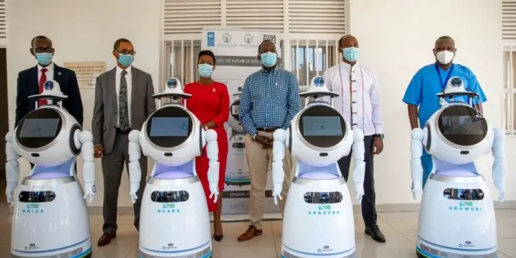 The robots being used in Rwanda to limit the spread of the coronavirus. Rwanda is setting the pace on the continent in embedding technology in its healthcare sector.www.theexchange.africa