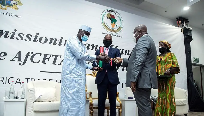 Ghana hands over AFCFTA headquarters to AU