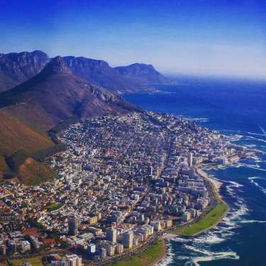 cape town from the air X37MQBY
