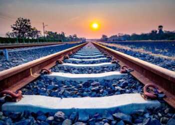A railway line. The AfCFTA will see more investments in the continent and the BRI will facilitate the movement of goods. www.theexchange.africa