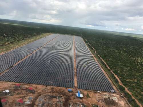 The Garissa solar farm. The farm is producing cleanand renewable energy for the Kenyan county. www.theexchange.africa