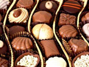 A chocolate variety. Cocoa is a basic ingredient for the manufacture of the candy. www.theexchange.africa