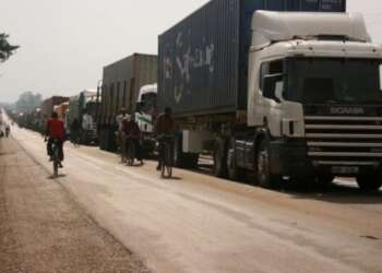 Haulage trucks. Moving goods around Africa has been a huge challenge. www.theexchange.africa