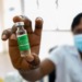 A Covid-19 vaccine. Africa’s vaccine manufacturing capacity is badly affected by its reliance on imports. www.theexchange.africa