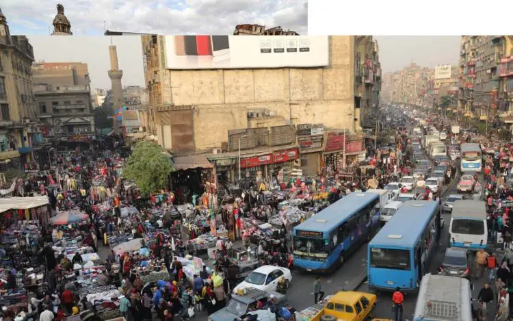 Cairo - its people and vehicle traffic. Egypt is tapping into AfCFTA to transform its economy. www.theexchange.africa