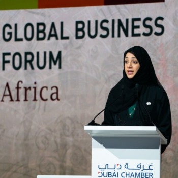 H.E. Reem Al Hashimy, Minister of State for International Cooperation and Managing Director of the Dubai World Expo 2020 Higher Committee.
