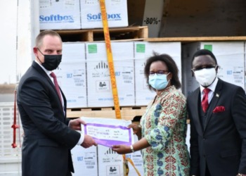 Receiving Pfizer vaccines from the United States