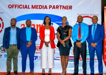 The press conference to announce sponsors for this year’s event. Lavine International Agency Chief Executive Officer Diana Laizer (In black) says the event will be continental. www.theexchange.africa