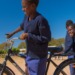 Girls learning how to ride a bike. Rural communities in Africa are especially badly hit by transport challenges. www.theexchange.africa