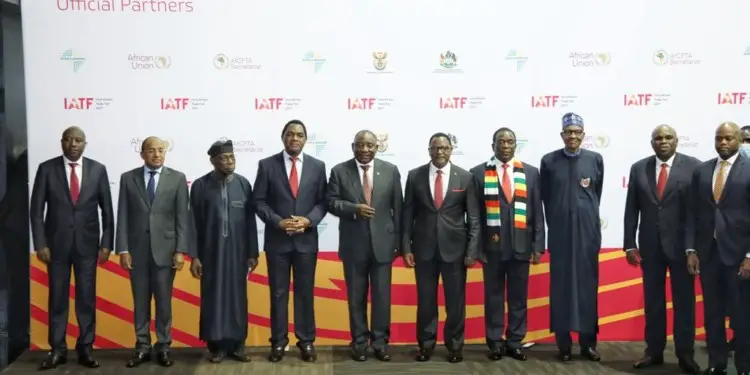 African Presidents who attended the launch of the IATF2021 Durban. Building Bridges for a successful AfCFTA is the theme for this year’s Trade Fair. www.theexchange.africa