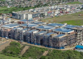 A construction project in South Africa. Companies in this sector have hobbled along for a decade. www.theexchange.africa
