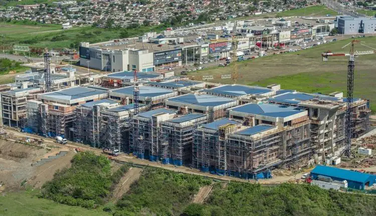A construction project in South Africa. Companies in this sector have hobbled along for a decade. www.theexchange.africa