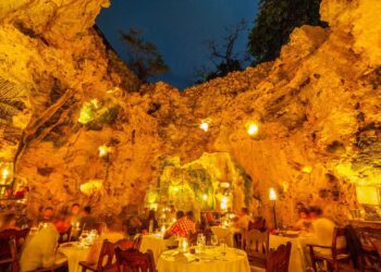 The Ali Barbour's Cave Restaurant. It is one of the affordable vacation places in Kenya’s coast. www.theexchange.africa