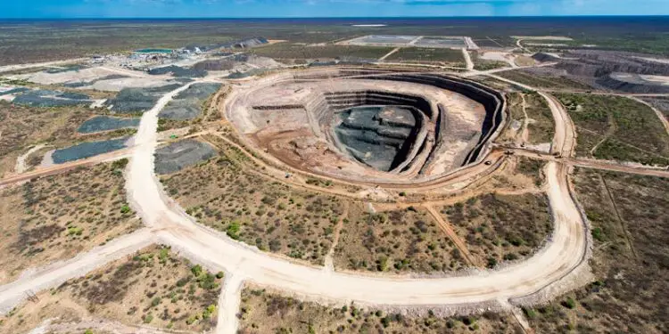 A diamond mine in Botswana. The country is making the big jump into a ‘digital diamond’ economy. www.theexchange.africa