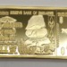 A gold clad and bullion bar by the Reserve Bank of Zimbabwe. Gold exports are Zimbabwe's most valuable resource. www.theexchange.africa
