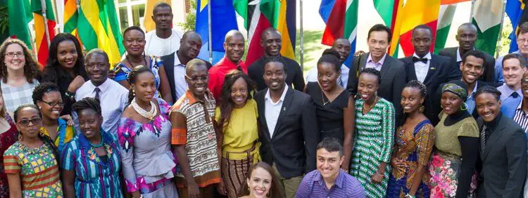 Beneficiaries of Young African Leaders Initiative (YALI). www.theexchange.africa