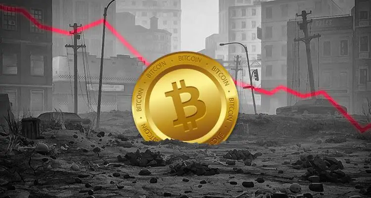 Cryptocurrency market crushes as bitcoin falls below $34000. www.theexchange.africa