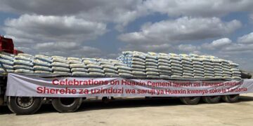 Huaxin Cement launch. The company is targeting exporting cement from Tanzania. www.theexchange.africa