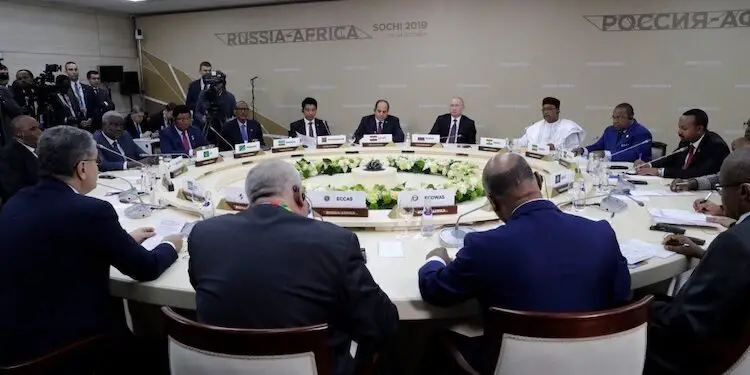 The Russia-Africa Sochi Summit in 2019.