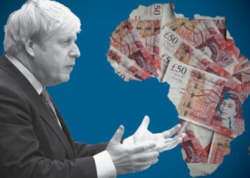 UK Prime Minister Boris Johnson. The UK is the biggest beneficiary of Africa's trade governance inefficiencies. www.theexchange.africa