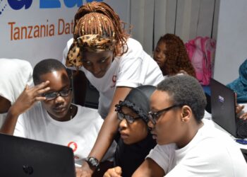 Youth in Tanzania are embracing modern technology opportunities in their pursuit of work/Photo by Harvard Global Health Institute/ The Exchange