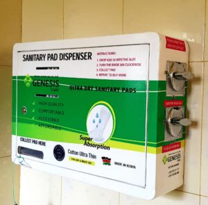 Africa's best innovators snap top engineering prize 1 Sanitary pad dispenser. www.theexchange.africa