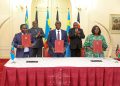 The signed trade deals between the DRC and Kenya. East African authorities and citizens are working hard to make the coast to coast economic bloc strong and long-lasting. www.theexchange.africa