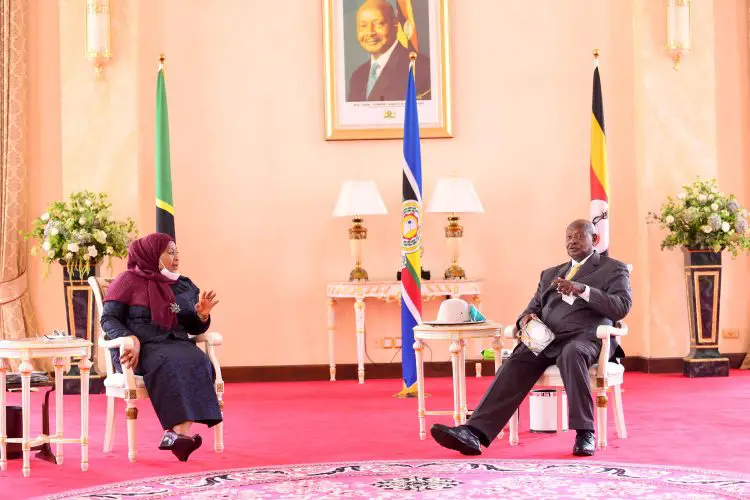 Tanzania and Uganda Enhance Trade and bilateral relations during Samia's state visit. www.theexchange.africa
