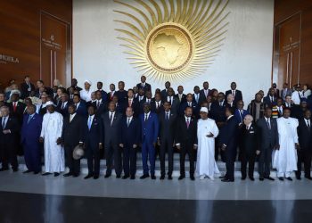 African Heads of State pose for a group photo during the opening of the 32nd Ordinary Session of the Assembly of the Heads of State and the Government of the African Union (AU) in Addis Ababa, Ethiopia, February 10, 2019. (Photo/ REUTERS)