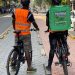 Bikers on a street in Nairobi. Improved cycling infrastructure in Kenya will help grow the gig economy while also earning the government savings on reduced accidents. www.theexchange.africa