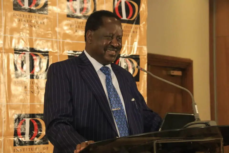 Azimio la Umoja One Kenya Coalition Party presidential candidate Raila Odinga.https://theexchange.africa/