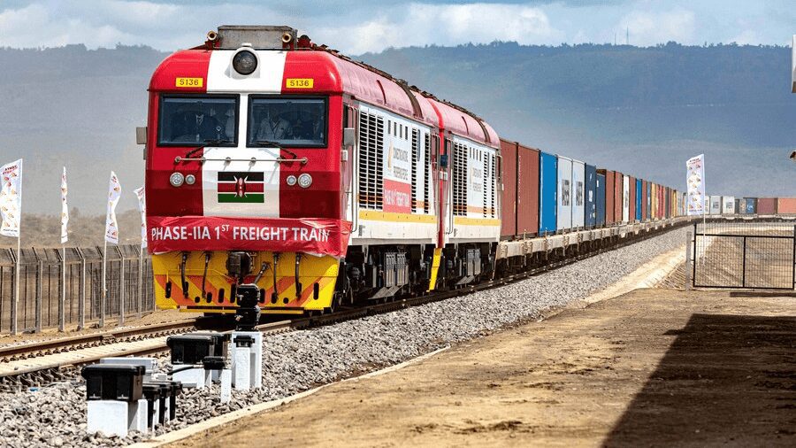 East Africa's most expensive railway line, Kenya's SGR. [Photo/CGTN]
