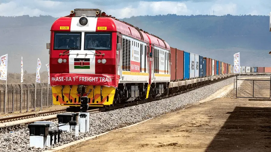 East Africa's most expensive railway line, Kenya's SGR. [Photo/CGTN]