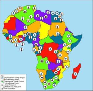 Energy Resources across Africa.Source Research Gate Oghomwen Igbinovia