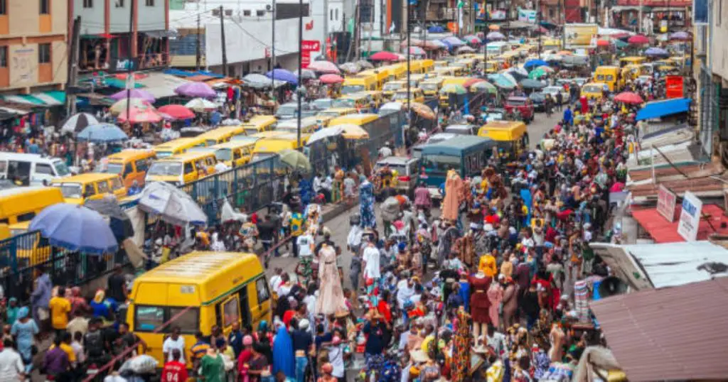 Lagos city in Nigeria